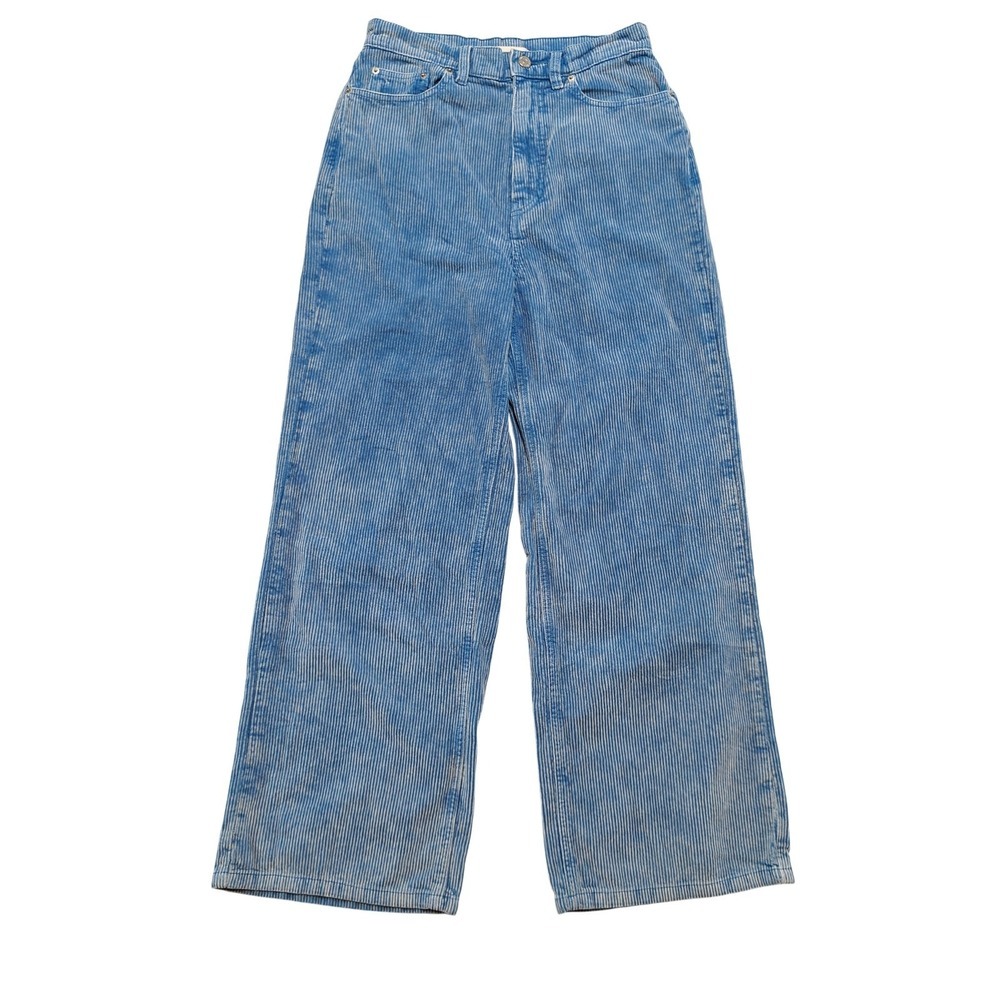 BDG Urban Outfitters Blue Corduroy Wide Leg Pants 27